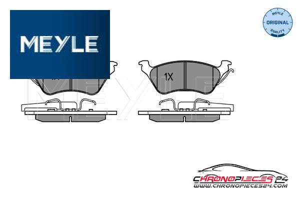 Achat de MEYLE 025 240 3616/W Kit de plaquettes de frein, frein à disque pas chères