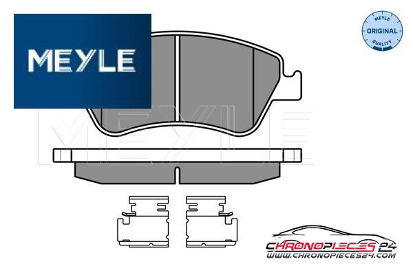 Achat de MEYLE 025 241 2219/W Kit de plaquettes de frein, frein à disque pas chères