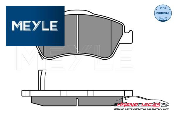 Achat de MEYLE 025 241 2219/W Kit de plaquettes de frein, frein à disque pas chères