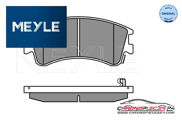 Achat de MEYLE 025 240 4618/W Kit de plaquettes de frein, frein à disque pas chères
