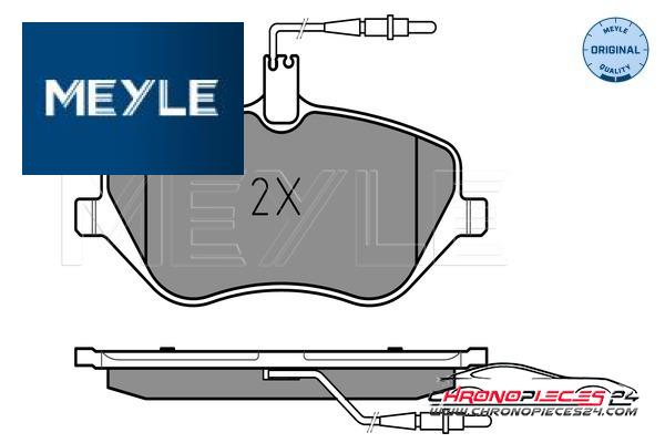 Achat de MEYLE 025 241 3317/W Kit de plaquettes de frein, frein à disque pas chères