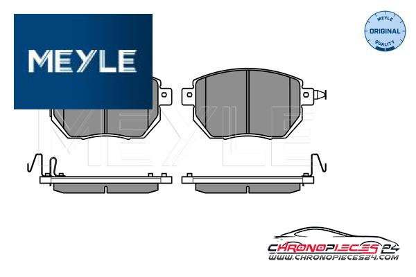 Achat de MEYLE 025 240 5615/W Kit de plaquettes de frein, frein à disque pas chères