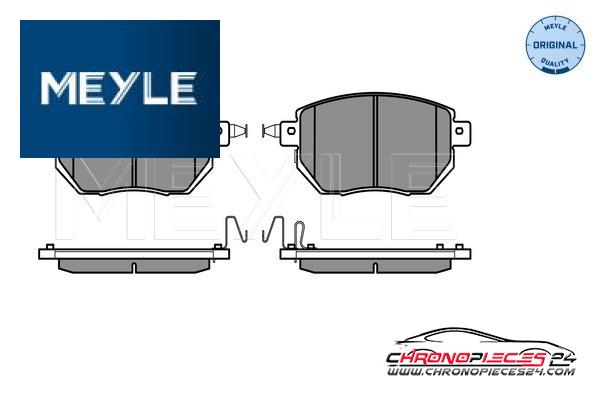 Achat de MEYLE 025 240 5615/W Kit de plaquettes de frein, frein à disque pas chères