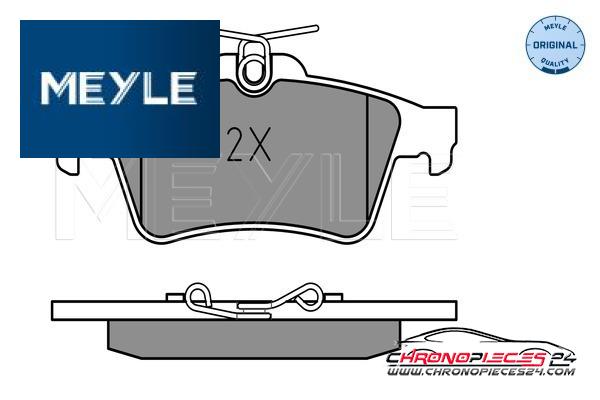 Achat de MEYLE 025 241 3716 Kit de plaquettes de frein, frein à disque pas chères