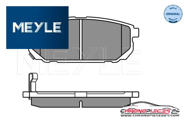 Achat de MEYLE 025 240 5815/W Kit de plaquettes de frein, frein à disque pas chères