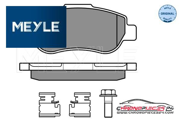 Achat de MEYLE 025 240 7217/W Kit de plaquettes de frein, frein à disque pas chères