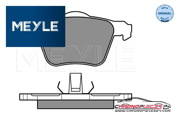 Achat de MEYLE 025 241 4119 Kit de plaquettes de frein, frein à disque pas chères