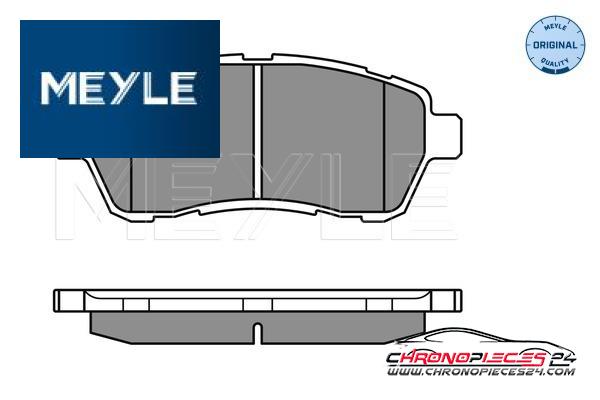 Achat de MEYLE 025 242 8316/W Kit de plaquettes de frein, frein à disque pas chères