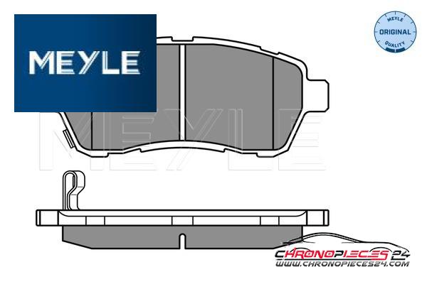 Achat de MEYLE 025 242 8316/W Kit de plaquettes de frein, frein à disque pas chères