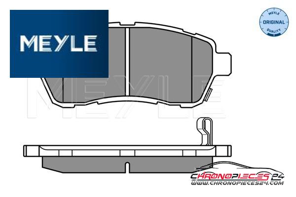 Achat de MEYLE 025 242 8316/W Kit de plaquettes de frein, frein à disque pas chères