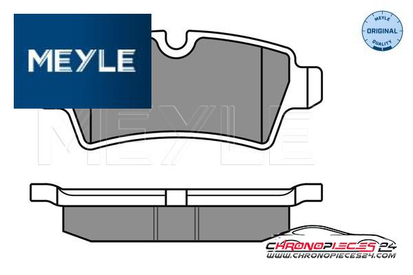 Achat de MEYLE 025 242 8917 Kit de plaquettes de frein, frein à disque pas chères