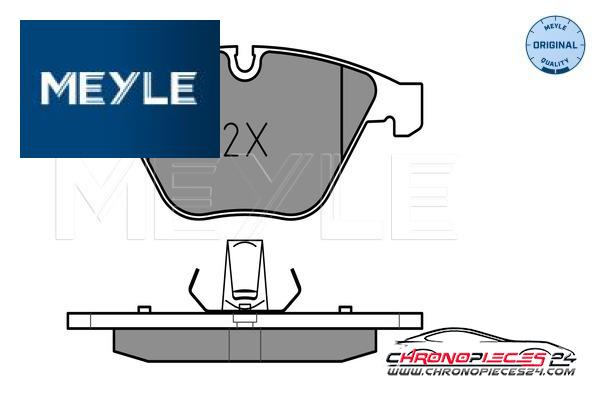 Achat de MEYLE 025 241 6120 Kit de plaquettes de frein, frein à disque pas chères