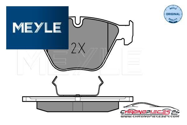 Achat de MEYLE 025 241 6120 Kit de plaquettes de frein, frein à disque pas chères