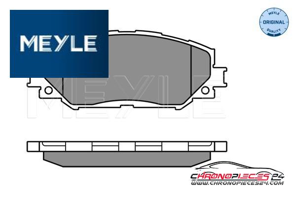 Achat de MEYLE 025 243 3617 Kit de plaquettes de frein, frein à disque pas chères