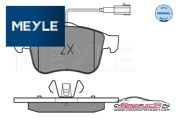 Achat de MEYLE 025 243 4019 Kit de plaquettes de frein, frein à disque pas chères