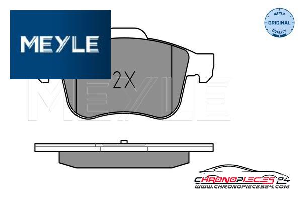 Achat de MEYLE 025 243 4019 Kit de plaquettes de frein, frein à disque pas chères