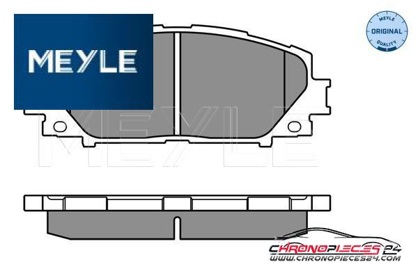 Achat de MEYLE 025 243 4717 Kit de plaquettes de frein, frein à disque pas chères