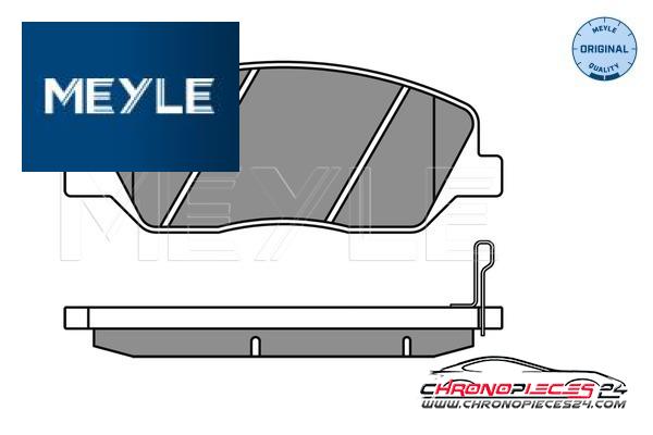 Achat de MEYLE 025 243 5117/W Kit de plaquettes de frein, frein à disque pas chères