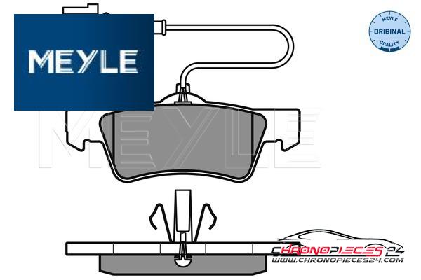 Achat de MEYLE 025 243 6719/W Kit de plaquettes de frein, frein à disque pas chères