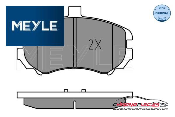 Achat de MEYLE 025 243 6917/W Kit de plaquettes de frein, frein à disque pas chères