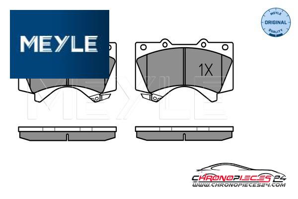 Achat de MEYLE 025 243 8618/W Kit de plaquettes de frein, frein à disque pas chères