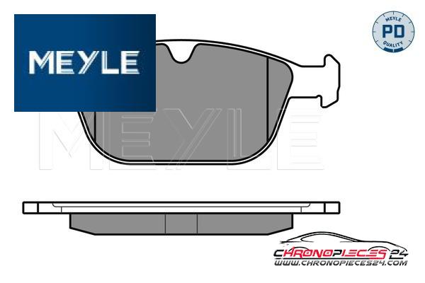 Achat de MEYLE 025 243 9920/PD Kit de plaquettes de frein, frein à disque pas chères