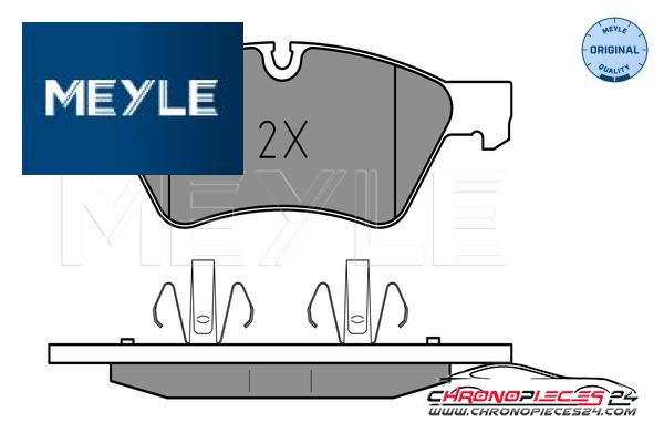 Achat de MEYLE 025 239 2221 Kit de plaquettes de frein, frein à disque pas chères