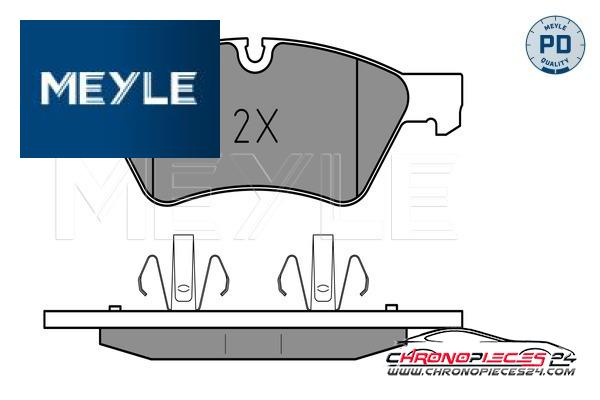 Achat de MEYLE 025 239 2221/PD Kit de plaquettes de frein, frein à disque pas chères