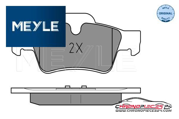 Achat de MEYLE 025 239 2318 Kit de plaquettes de frein, frein à disque pas chères