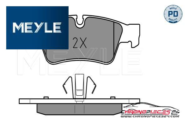 Achat de MEYLE 025 239 2318/PD Kit de plaquettes de frein, frein à disque pas chères