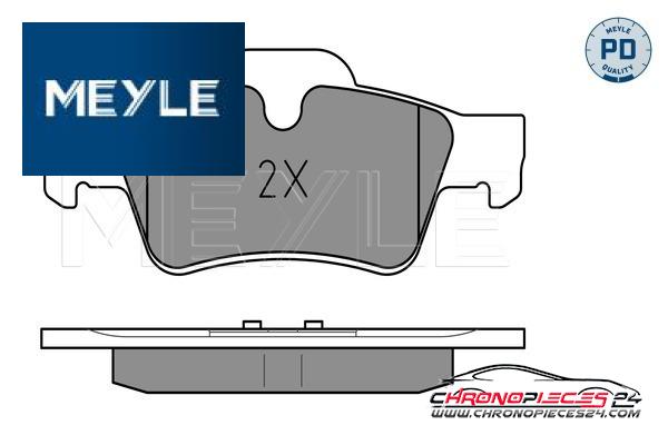 Achat de MEYLE 025 239 2318/PD Kit de plaquettes de frein, frein à disque pas chères