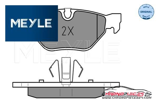 Achat de MEYLE 025 239 2617 Kit de plaquettes de frein, frein à disque pas chères