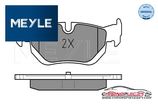 Achat de MEYLE 025 239 2617 Kit de plaquettes de frein, frein à disque pas chères