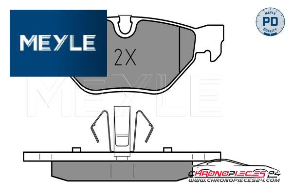 Achat de MEYLE 025 239 2617/PD Kit de plaquettes de frein, frein à disque pas chères