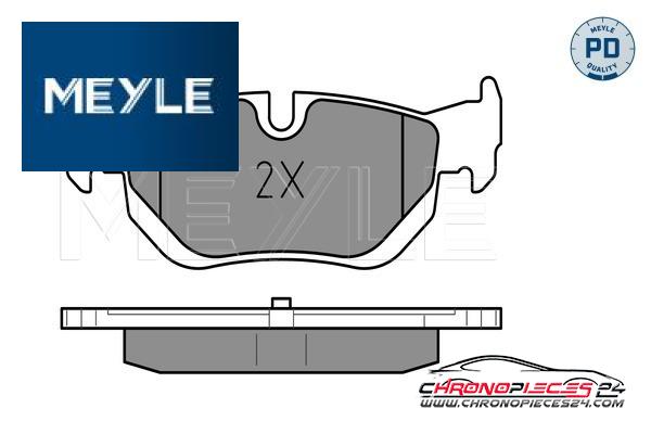 Achat de MEYLE 025 239 2617/PD Kit de plaquettes de frein, frein à disque pas chères