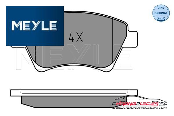 Achat de MEYLE 025 239 3018 Kit de plaquettes de frein, frein à disque pas chères