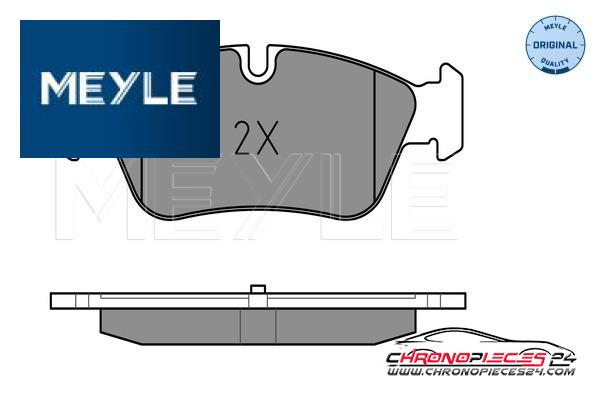 Achat de MEYLE 025 239 3517 Kit de plaquettes de frein, frein à disque pas chères