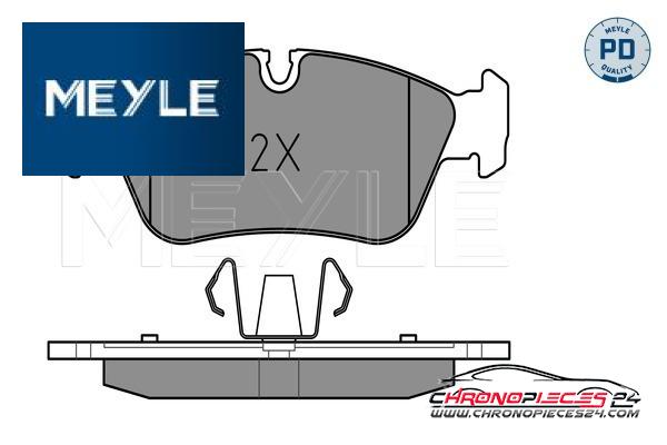 Achat de MEYLE 025 239 3517/PD Kit de plaquettes de frein, frein à disque pas chères