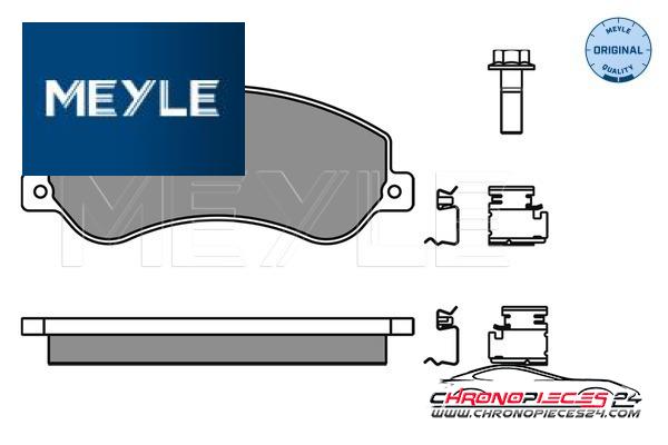 Achat de MEYLE 025 244 8419/W Kit de plaquettes de frein, frein à disque pas chères