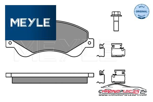 Achat de MEYLE 025 244 8518/W Kit de plaquettes de frein, frein à disque pas chères