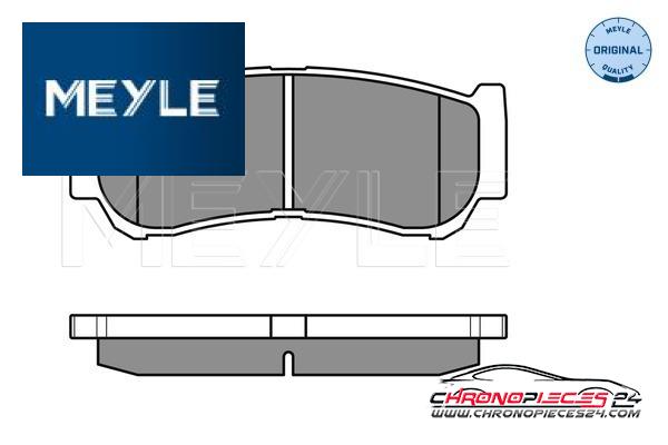 Achat de MEYLE 025 244 8816/W Kit de plaquettes de frein, frein à disque pas chères