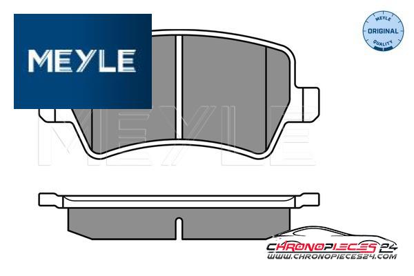 Achat de MEYLE 025 244 9617 Kit de plaquettes de frein, frein à disque pas chères