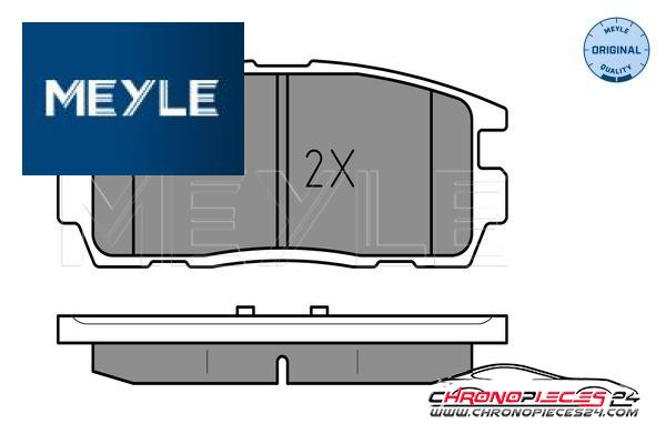 Achat de MEYLE 025 244 9815/W Kit de plaquettes de frein, frein à disque pas chères