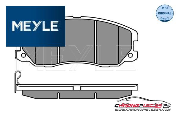 Achat de MEYLE 025 245 1016/W Kit de plaquettes de frein, frein à disque pas chères