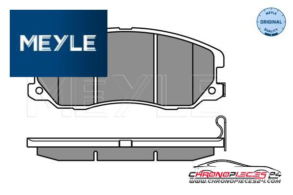 Achat de MEYLE 025 245 1016/W Kit de plaquettes de frein, frein à disque pas chères