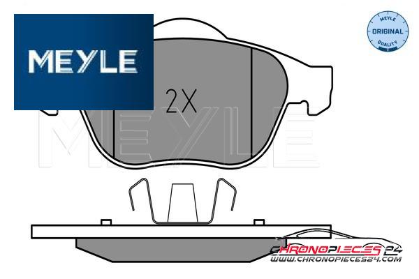 Achat de MEYLE 025 245 3618 Kit de plaquettes de frein, frein à disque pas chères