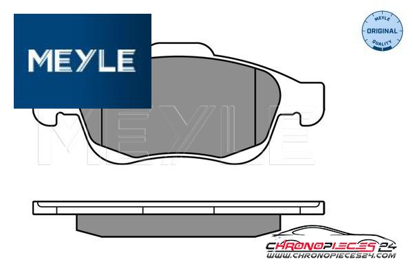 Achat de MEYLE 025 245 3818 Kit de plaquettes de frein, frein à disque pas chères