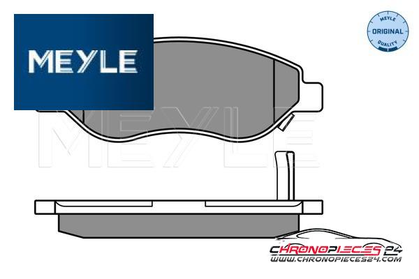 Achat de MEYLE 025 245 5019/W Kit de plaquettes de frein, frein à disque pas chères