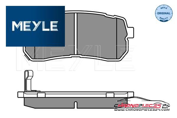 Achat de MEYLE 025 245 5915/W Kit de plaquettes de frein, frein à disque pas chères