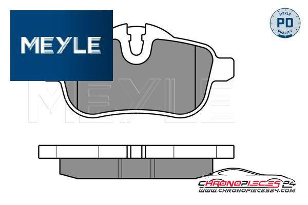 Achat de MEYLE 025 245 5918/PD Kit de plaquettes de frein, frein à disque pas chères